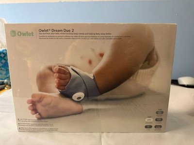 Owlet Dream Duo 2 Baby Monitor With Cam 2 & Smart Sock Tracks Sleep Trends & Str