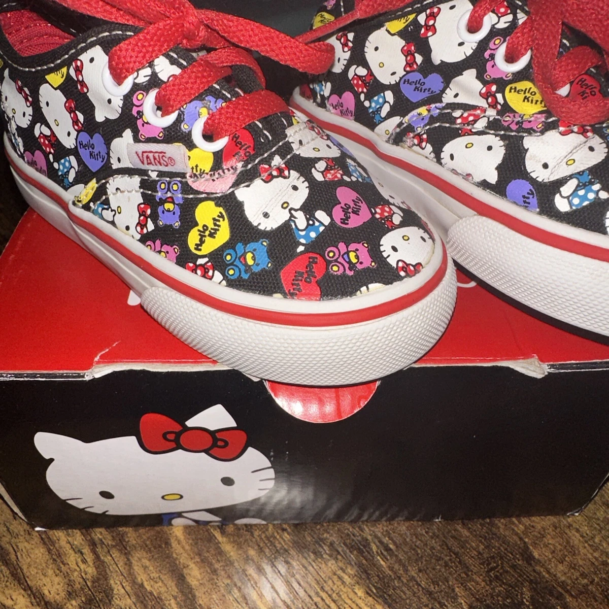 Vans Off The Wall Hello Kitty Y2K Toddler Shoes Size 5 With