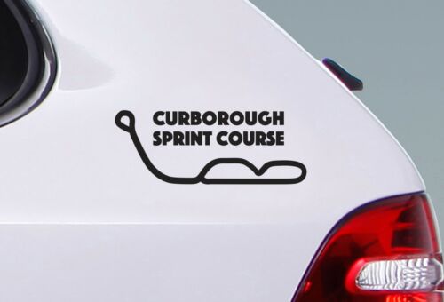 CURBOROUGH SPRINT race circuit Track Car vinyl sticker F1 Grand Prix Formula 1 - Afbeelding 1 van 3