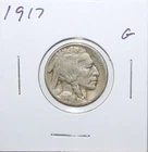 1917 US Buffalo Nickel G Good Free Shipping