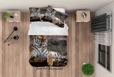 3D Tiger Quilt Cover Set Duvet Cover Bedding Pillowcases