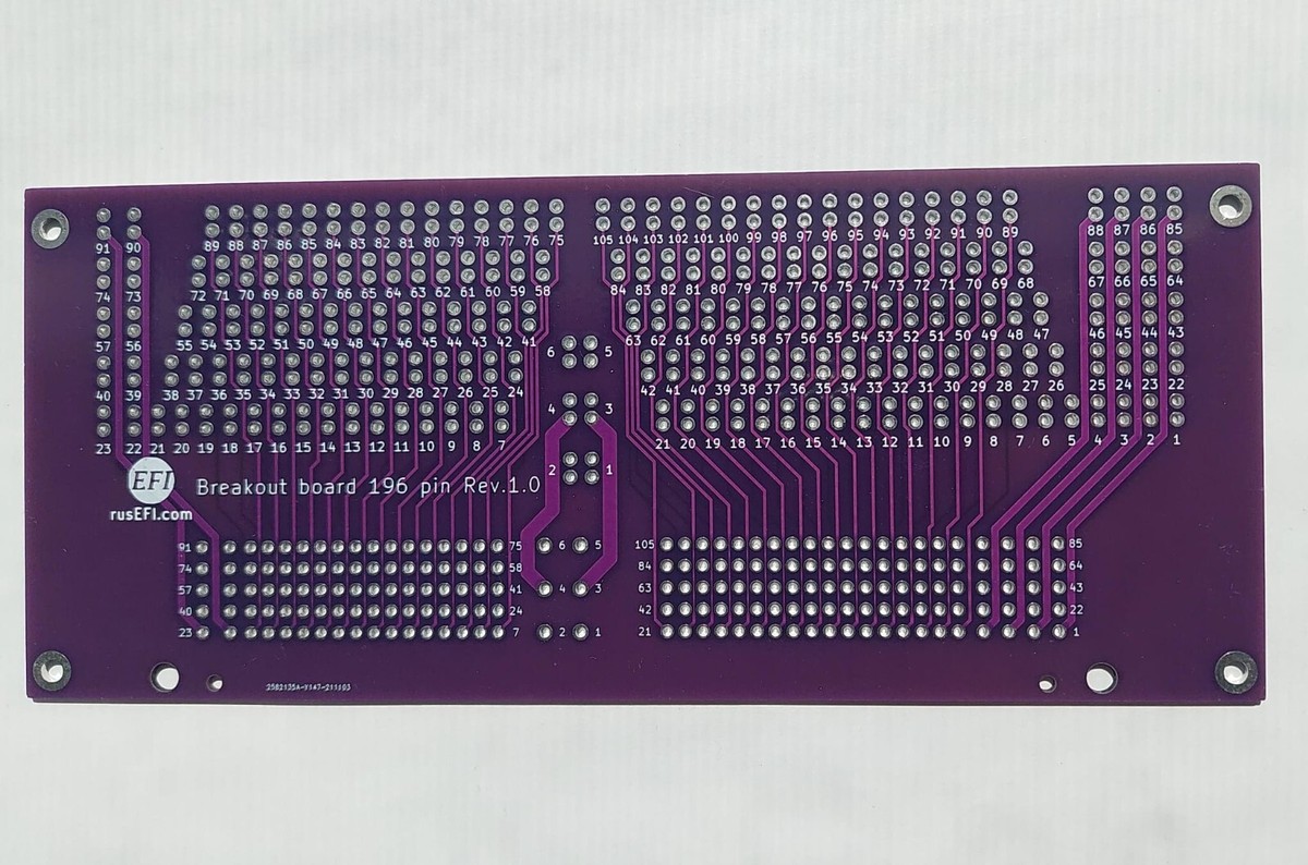 196 pin ECU connector header breakout board a2c93685800 | eBay