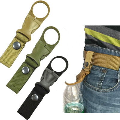 #ad Water Bottle Clip Buckle Hook Holder Carabiners Belt Clip Outdoor Hiking Camping $11.99