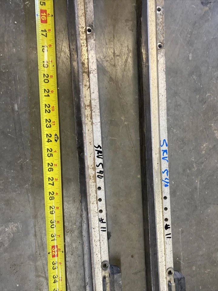 1981 - 1985 Yamaha SRV540  Vintage Snowmobile Rear suspension slide rails #11 Foto 3 de 4