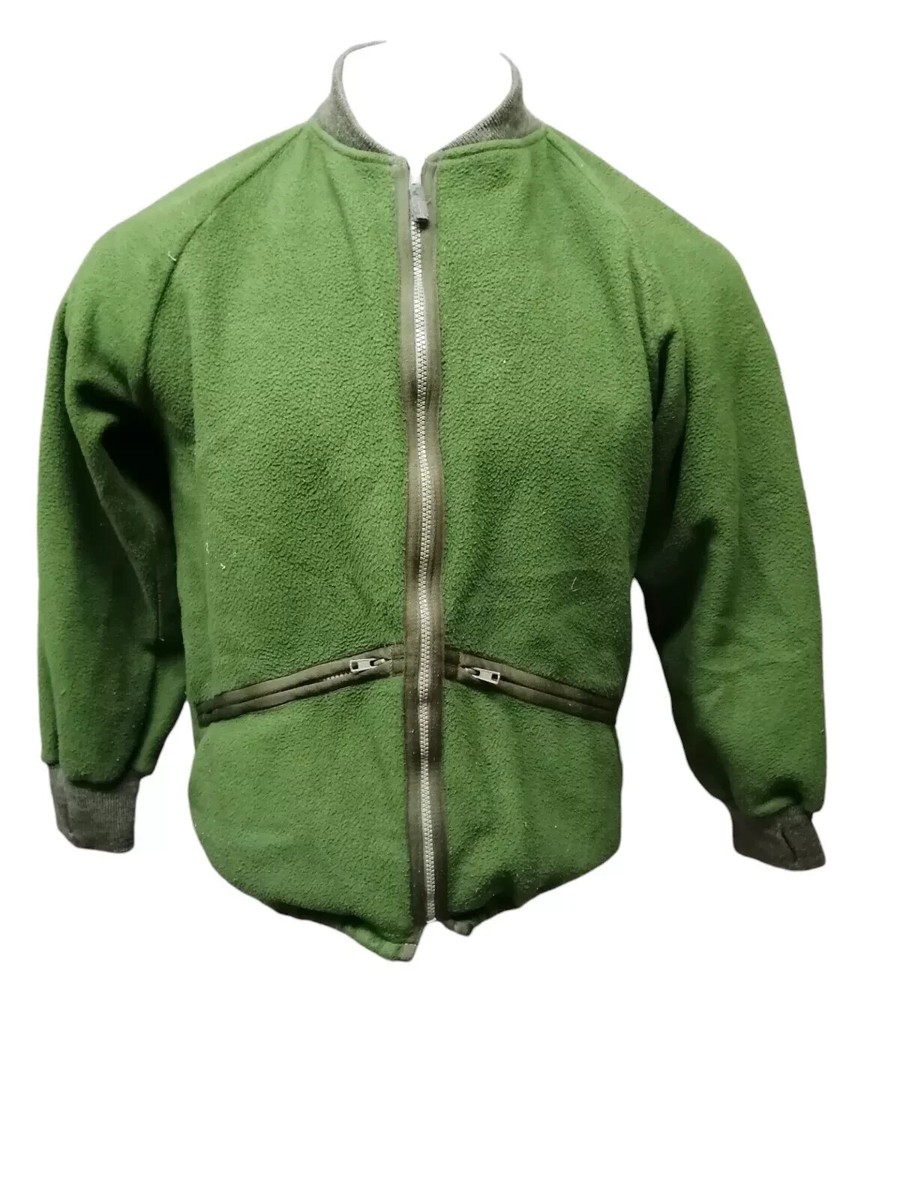 Ex British Army Fleece Thermal Liner Winter Warm Cold Weather Green Outdoors