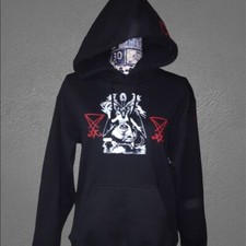 Baphomet Hoodie Sigil of Lucifer As above So Below S to XL Sizes Occult
