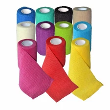 24Pcs7.5cm x 4.5m Self Adhesive Elastic Nonwoven Cohesive Bandage Adherent Wrap