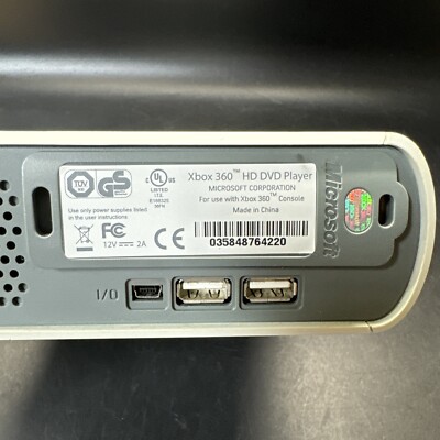 【新品未使用未開封】XBOX360HD  DVDプレイヤー Microsoft Xbox 360 HD DVD Player No Cords Included/ Untested
