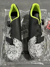 Scurtain Road Bike Cycling Shoes Indoor/Outdoor Black/Yellow Mens 45 *NEW*