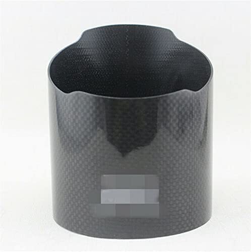 Universal Exhaust Pipe Carbon Fiber Cover Case Exhaust Tip Housing 4'' OD 102mm - Picture 3 of 21