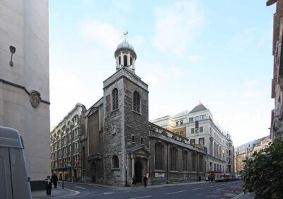 Foto 6x4 St Katharine Cree, Leadenhall Street, London EC3 um 2008
