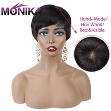 Short Pixie Cut Wig Human Hair Short Bob Wig For Black Women Brazilian Pixie Wig