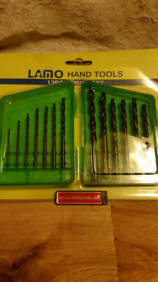 2x LAMO Bohrer-Set - je 13teilig - 1,5 bis 6,5mm