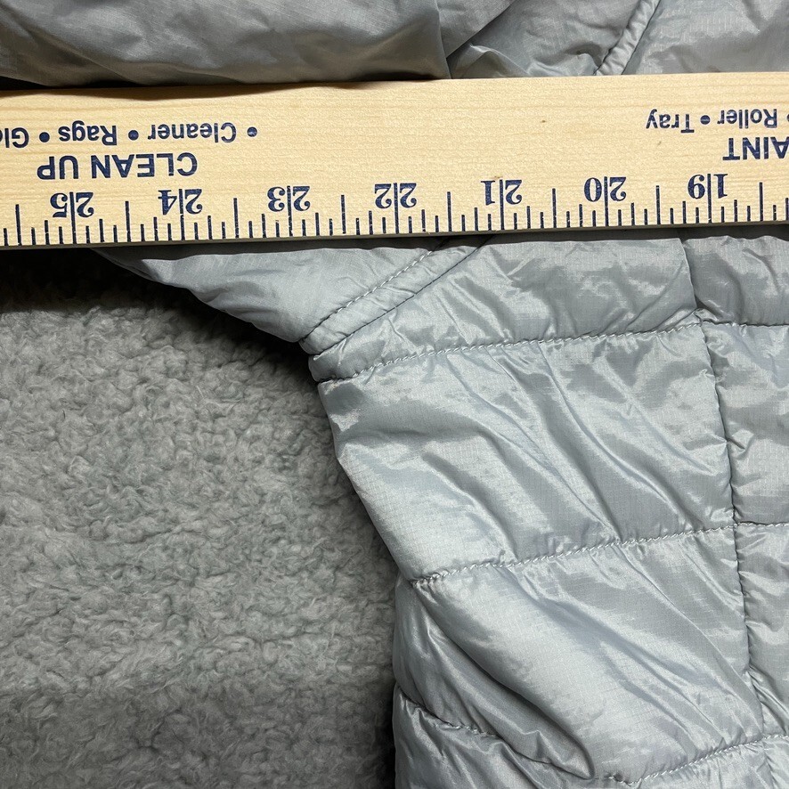 LL Bean Silver Gray Packable Puffer Jacket Primal… - image 7