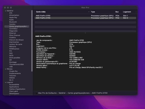 Apple Mac Pro | 2,7 Ghz 12 cœurs | Double AMD 700 | 64 Go RAM | 256 Go SSD - Afbeelding 7 van 7