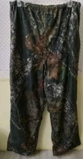 MAD DOG GEAR BY STEARNS CAMO MESH LINED MOSSY OAK  HUNTING PANTS SIZE LARGE