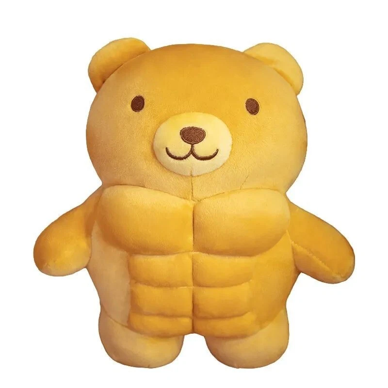 Muscle Body Teddy Bear Cute Plush Toys Stuffed Animal Boyfriend