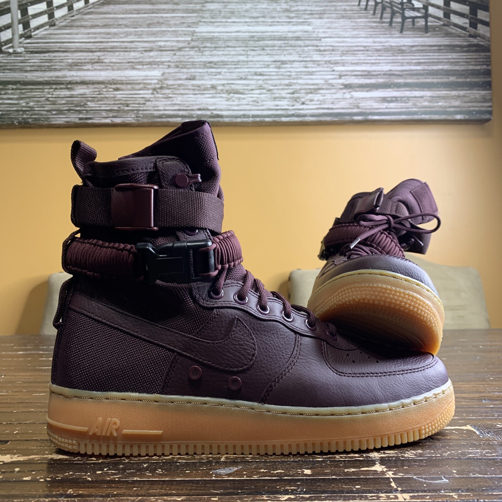 nike sf af1 deep burgundy