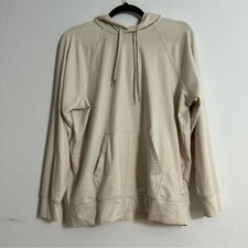 Vuori Women's Halo Oversized Hoodie in Milkweed Heather Size Small DreamKnit