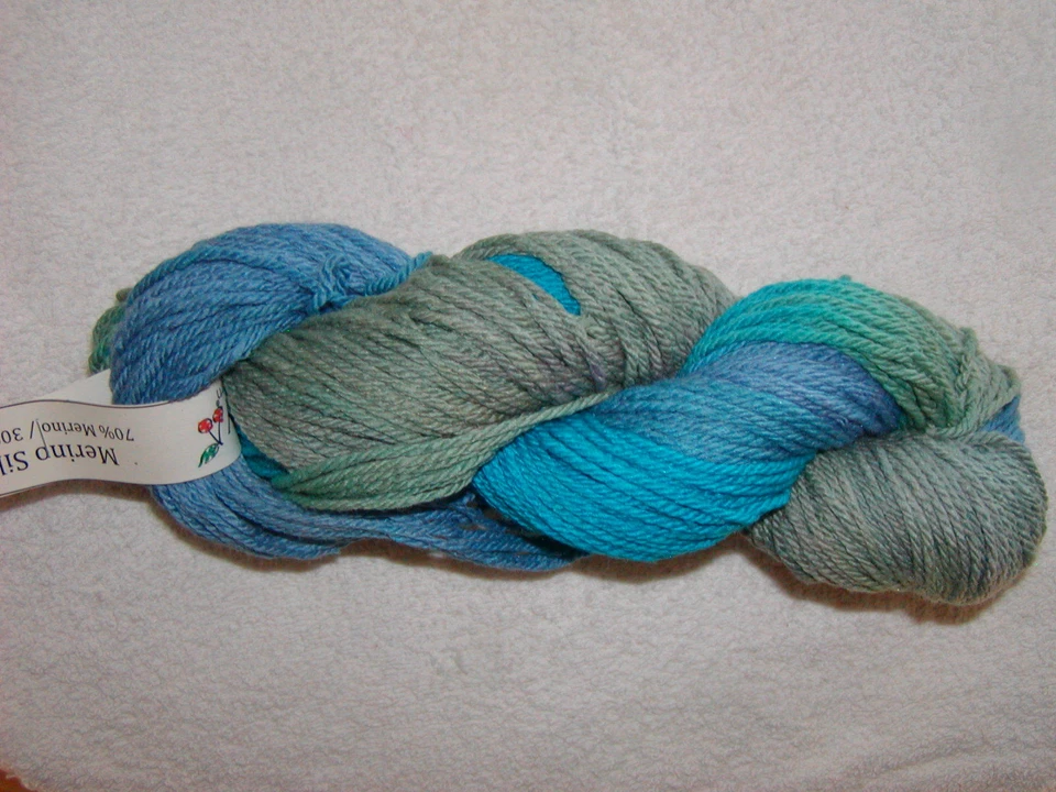 CHERRY TREE HILL -Merino Silk - 70% Merino/30% Silk DK. 225 yds.: EVENING GLOW - Image 2 of 2