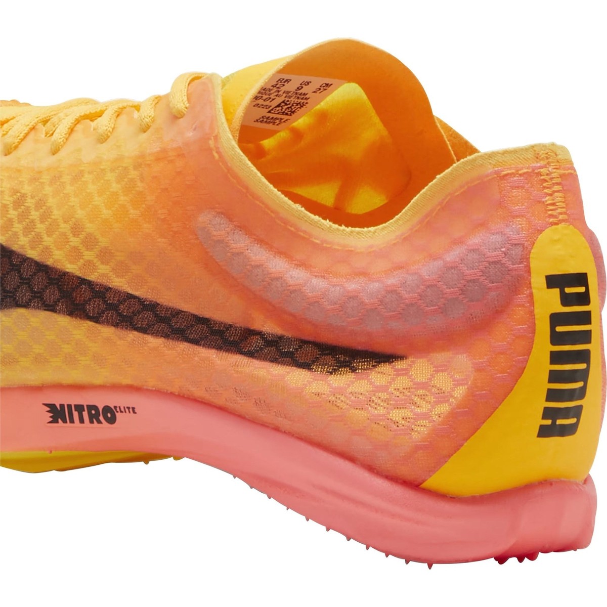 Puma evoSpeed Distance Nitro Elite + 4 Running Spikes Orange Mid