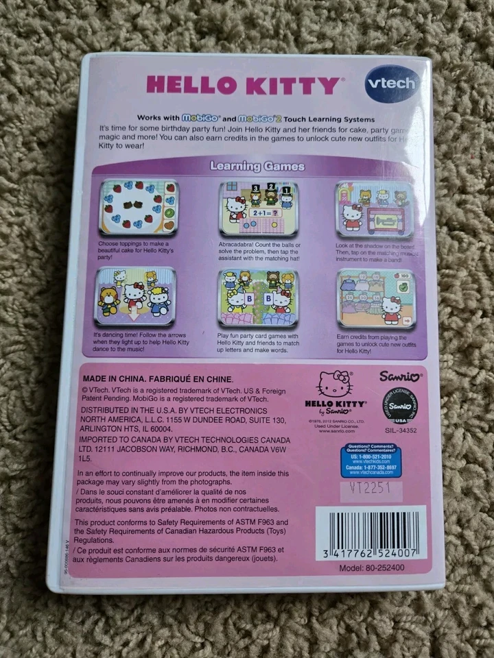 VTech Mobigo Hello Kitty Birthday Party Game - Image 3 of 3