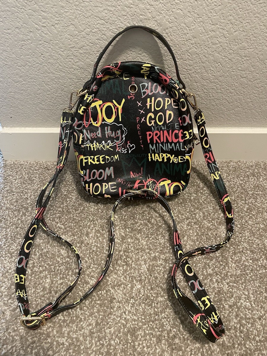 Alba Queen Bee Graffiti Backpack Purse Bag | eBay display picture 1