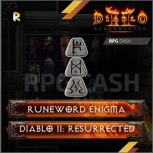 Enigma - Complete Runewords - Diablo 2 Resurrected D2R - Afbeelding 1 van 1