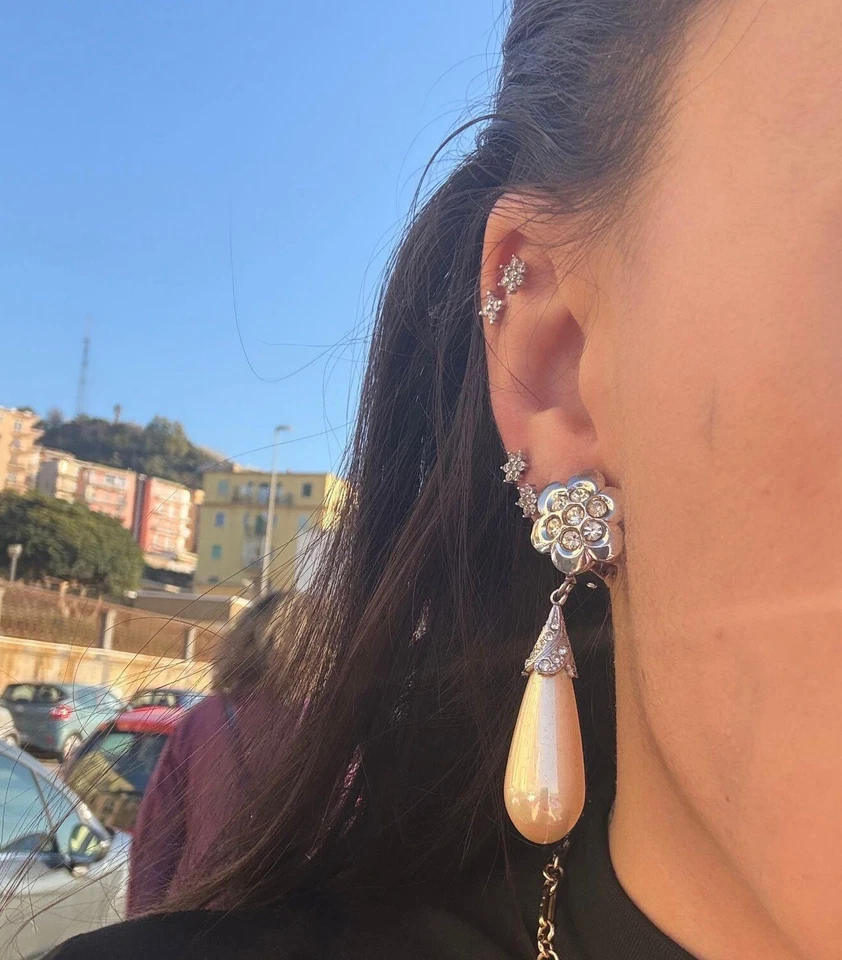 Orecchini Perle In Argento 925 - Immagine 2 di 4