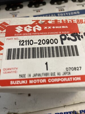 NOS Suzuki STD Piston 1983-1985 RM80 12110-20900 NEW IN BOX