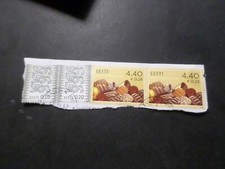 ESTONIE EESTI, LOT 4 timbres dont CHOCOLAT, oblitérés, VF used STAMPS