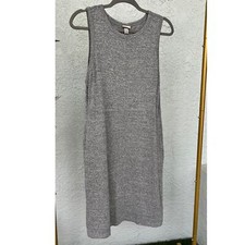 A New Day Women's Sleeveless Shift Dress Gray Melange Color Sz M
