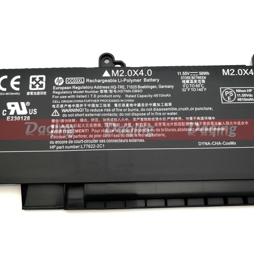 New Original CC03XL Battery for HP ZBook Firefly 14 15 G7 L77622-2C1 L77608-421 - Picture 3 of 7
