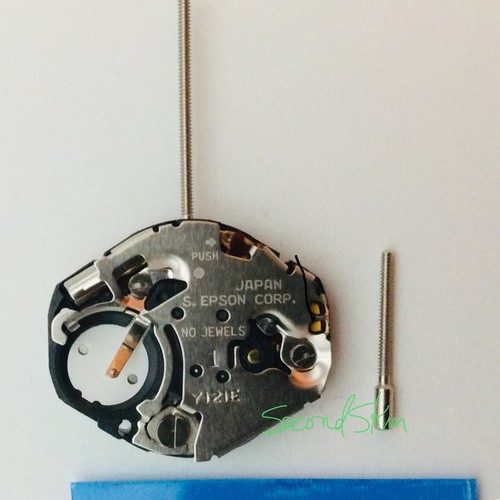 NEW S.EPSON CORP JAPAN Y121 (1) QUARTZ WATCH MOVEMENT+Stem+Stem
