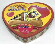 Nickelodeon SpongeBob Squarepants Collectors Tin Krabby Gummy Candy 