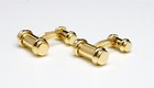 Vintage 1995 TIFFANY & CO Atlas Column Gold Cufflinks 18K Yellow Gold — photo 3