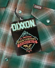 NIP! MEN'S DIXXON FLANNEL CO. "FOUR CORNERS"30YR FLANNEL! THREE SIZES! FAST SHIP