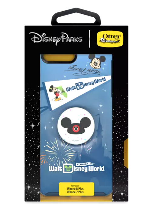 OTTERBOX PopSocket Grip 7+ 8 Plus 8+ iPhone Case Disney Park Mickey Retro Castle-image