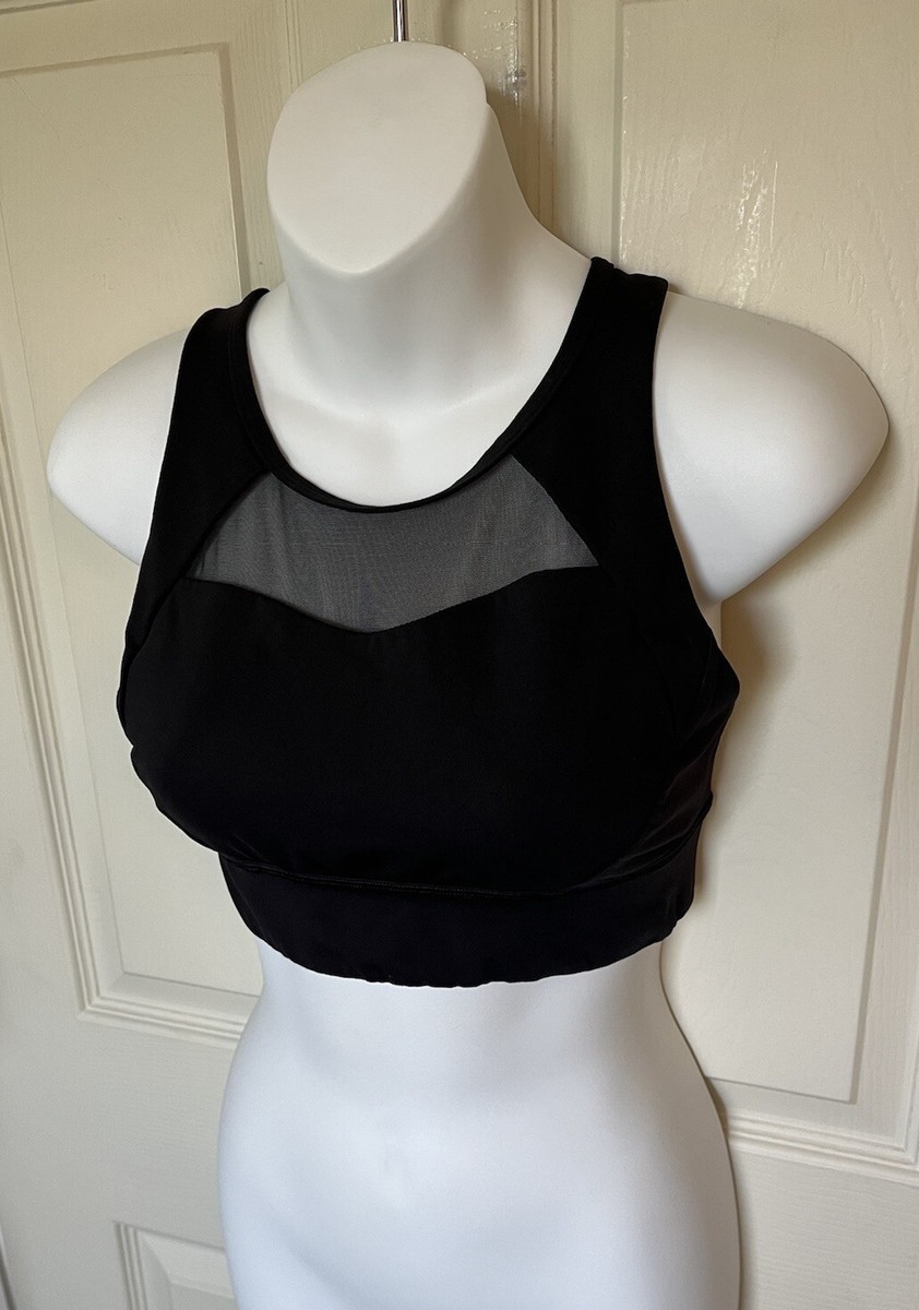 Lululemon Breathe It In Mesh Strappy Sports Bra C D Cup High