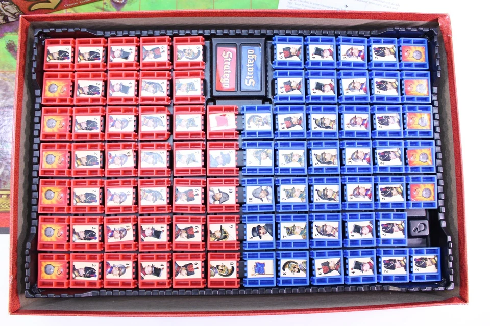 VTG 1999 Stratego Board Game Milton Hasbro Capture The Flag Strategy Battle READ - Image 2 of 4