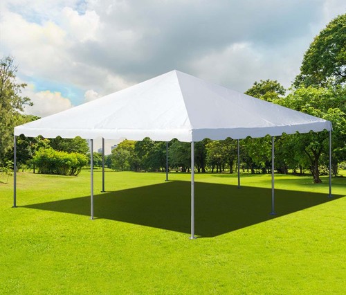 Commercial Frame Tent w Sidewalls 20x20 White Canopy Waterproof Event Party - Picture 4 of 8