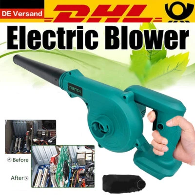 TEETOK Für DUB185Z Makita Akku Gebläse Akku Laubbläser Gebläse Laubbläser 210000RPM LXT