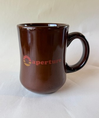 NEW Portal Aperture Science Mug Brown Retro Style ITI Rare Gamer Cup
