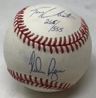 NOLAN RYAN & TERRY LABONTE Dual Auto 266/555 OAL Ball Signed Autograph Baseball