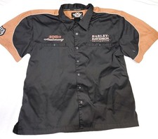 Harley-Davidson Short Sleeve Button Down Shirt 2XL