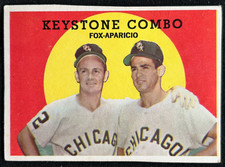 1959 Topps #408 KEYSTONE COMBO  Chicago White Sox MLB baseball card  EX