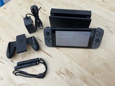 Nintendo Switch Console with Dock and Grey Controllers
