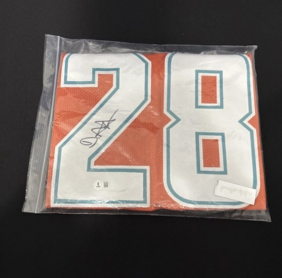 #ad #ad De#x27;Von Achane Signed Miami Dolphins Orange NFL Custom Jersey Beckett COA $129.99