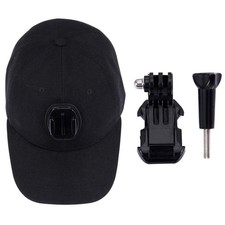 Cotton Baseball Hat With Stand Holder Screw Mount For Gopro 8 7 6 5 4 3 DJI Osmo