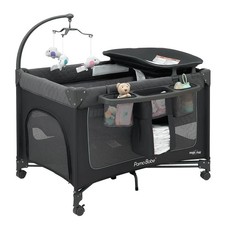 1-Second Setup 3-in-1 Playard for Babies - Heavy-Duty Steel Frame for Safe Sl...